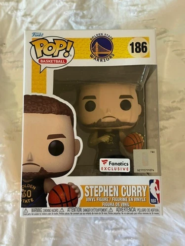 Funko Pop! Basketball NBA Stephen Curry #186 Fanatics Exclusive w/ Protector