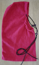MEN WOMEN BURGUNDY BALACLAVA FLEECE drawstring ONE SIZE FITS MOST winter wear