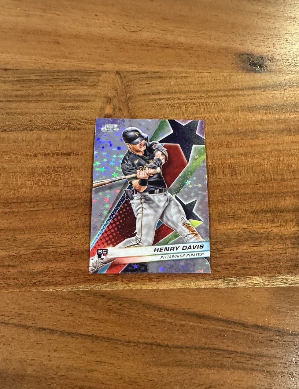 Henry Davis 2024 Topps Cosmic Chrome Starfractor Refractor SP Rookie RC NRMT+