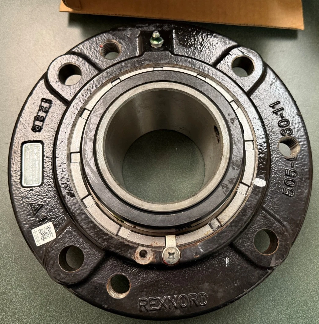 Rexnord Link Belt ZBR2307 Self Aligning Roller Bearing 3 7 16" Flange Cartridge