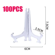 PACK OF 100 Card Stand Trading Card Stands Baseball Display Stand Holder 3"