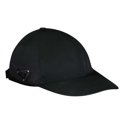 Prada Triangle Logo Cap Black