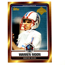 Warren Moon 2008 Topps Hall of Fame Insert #HOF-WM NFL Houston Oilers