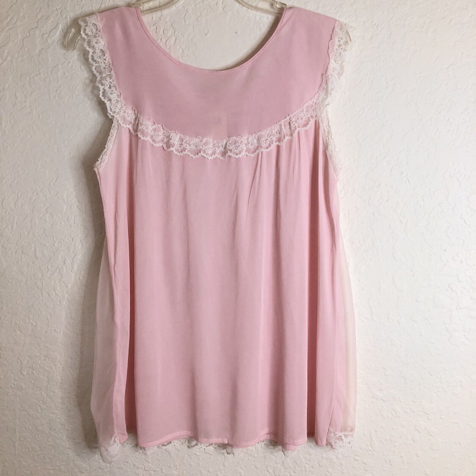 Vintage Babydoll Nightie Nightgown 1960s Size Med… - image 5