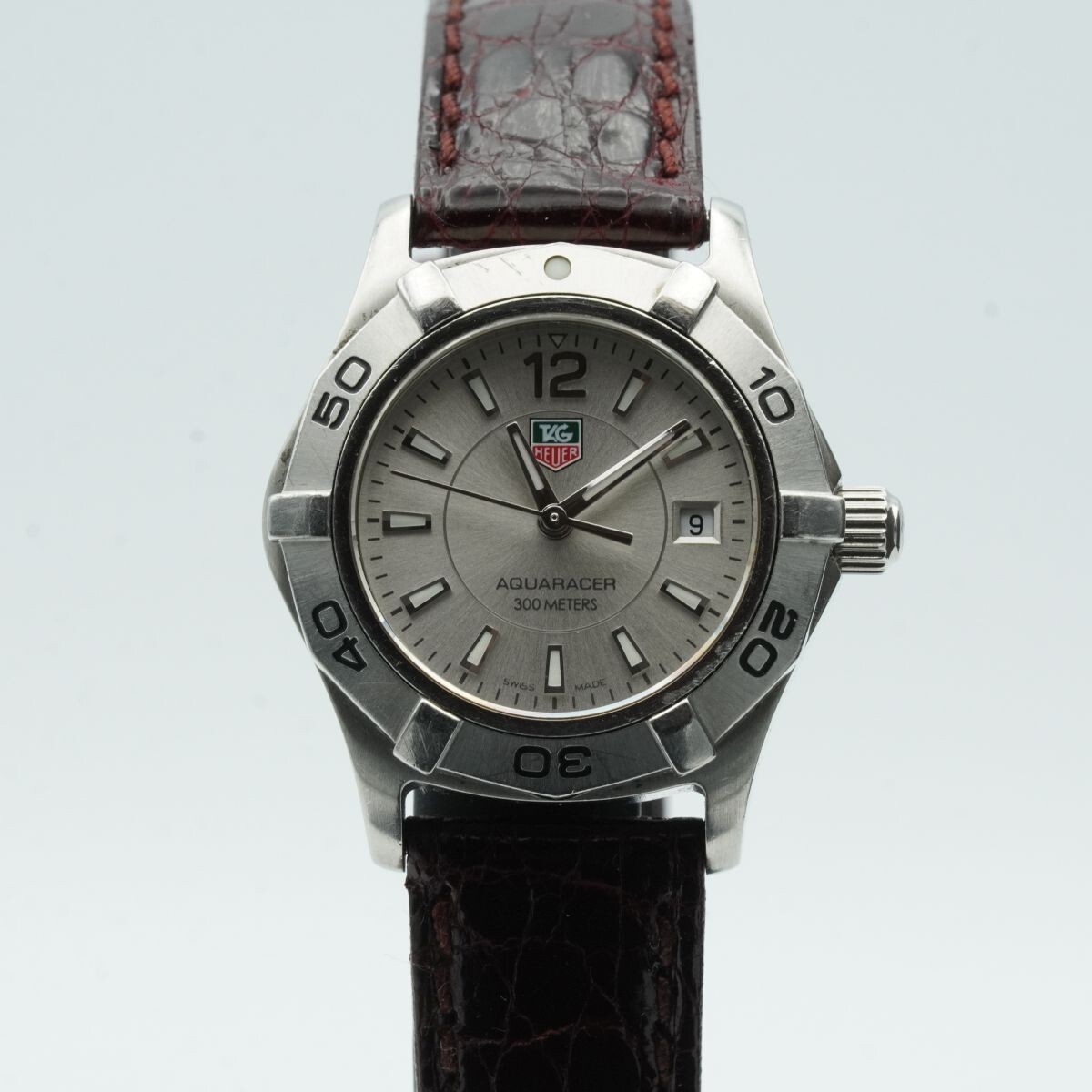 TAG HEUER AQUARACER LADY STAHL QUARTZ DAMEEN UHR 27MM WAF1412