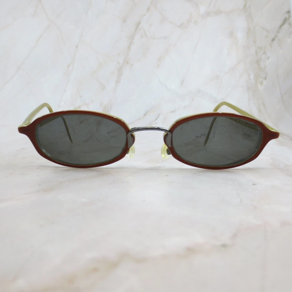 Vintage Giorgio Armani Eyeglasses Frame 2011 326 Unisex Red Yellow 47 21 140