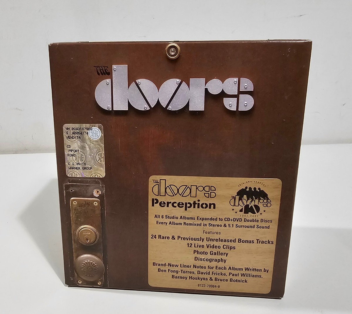 THE DOORS - PERCEPTION - BOX SET 6 STUDIO ALBUMS TO CD+DVD DOUBLE