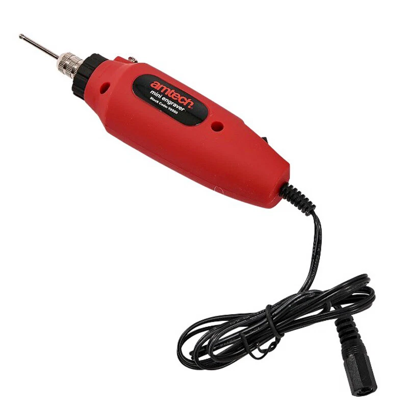 Mini Engraving Kit Engraver Tool +10 Bits Glass Ceramic Metal Security Etching - Image 3 of 4