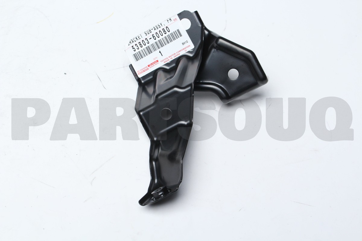 5380360080 Genuine Toyota BRACKET, FRONT BUMPER SIDE