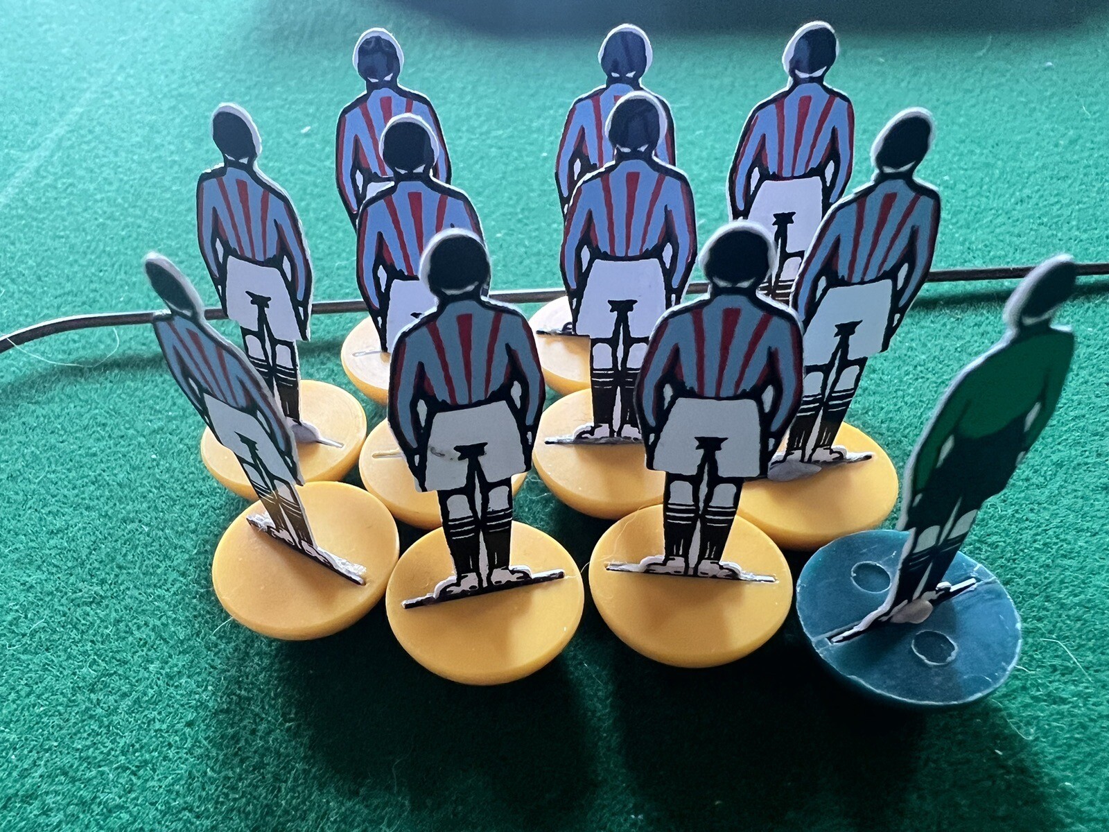 Subbuteo celluloid flats Crystal Palace ref 40(b) on Replica Bases eBay