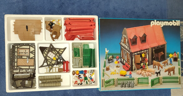 Playmobil Vintage 3556 : La Ferme - Jouet D'occasion Années 80/90