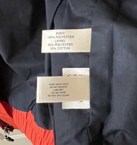 Corvette Cutter & Buck Sportswear Jacket Orange w/Black Accents Medium NWT - Picture 12 of 14