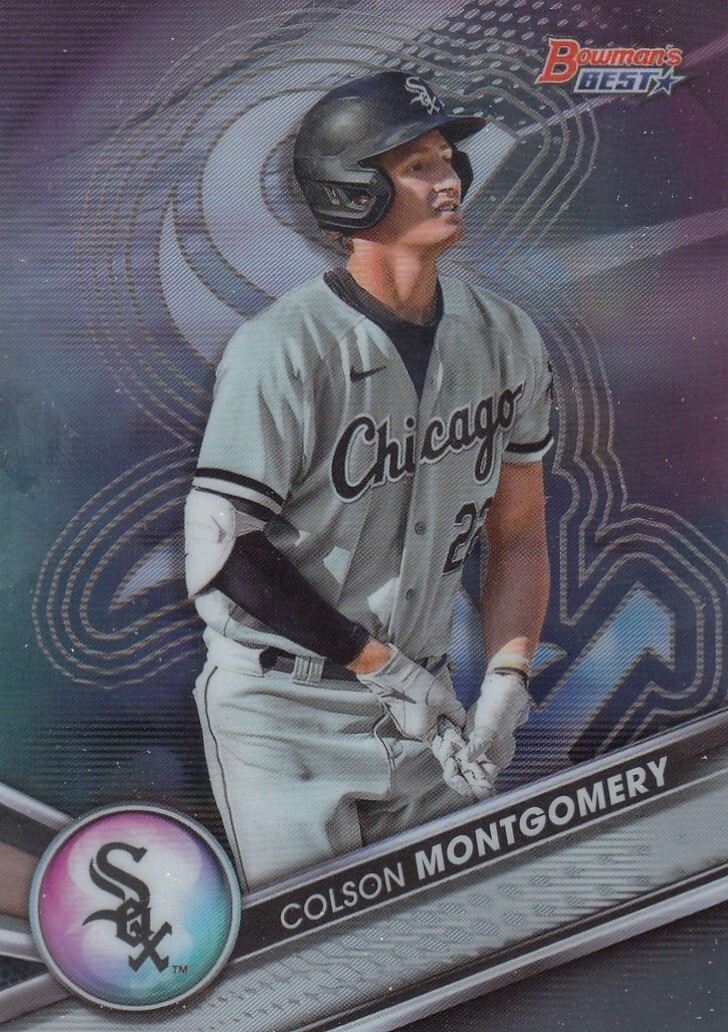 COLSON MONTGOMERY BOWMAN'S BEST ROOKIE RC PROSPECTS CHICAGO WHITE SOX #27 2022