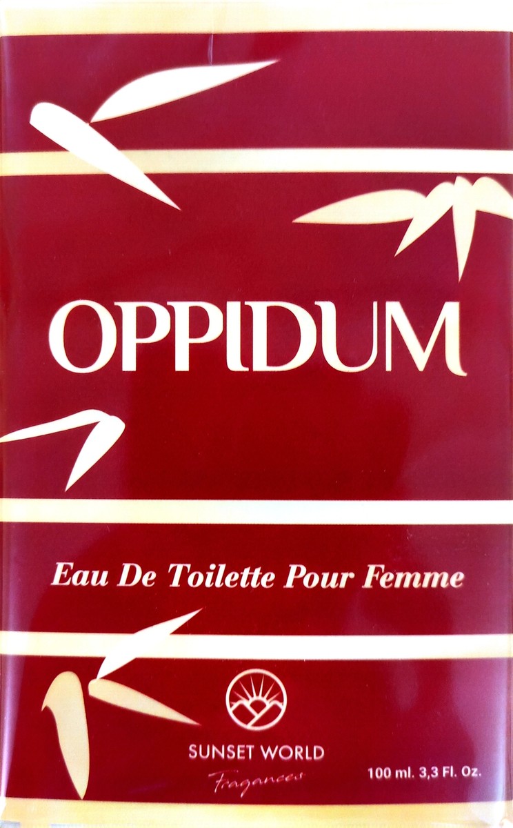 Eau De Toilette Oppidum Pour Femme - Sunset World Fragances, Flacon Spray 100 Ml, Neuf