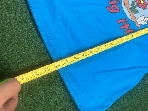 Life is a Garden Dig it T shirt size Large blue see photos for measurements - Picture 7 of 7