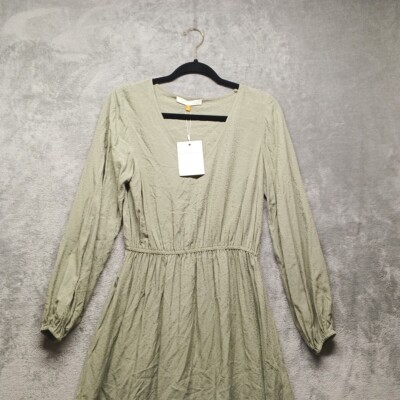 womens sage green summer dress High Neck Polka Dot Long Sage Green Summer Dress – FancyVestido