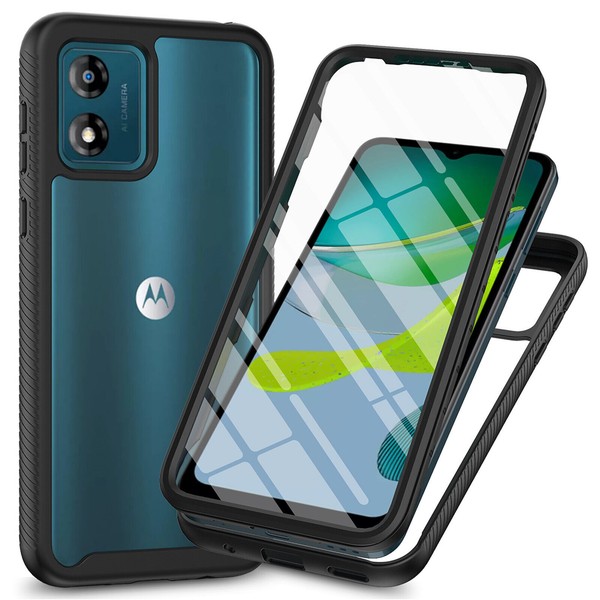 Motorola Moto E13 HüLle 360 Grad HandyhüLle Mit Integriertem Displayschutz-image