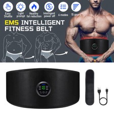 EMS Abdominal Muscle Toning Trainer ABS Stimulator Toner Fitness Workout Belt