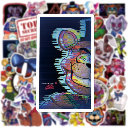 50Pcs Five Nights At Freddy's Security Breach Sticker Game Vinyl Waterproof - Picture 9 of 12
