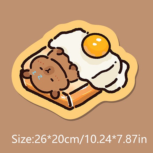 Cute Capybara Mouse Pad Desk Mat Keyboard Pad Gaming Table Mat Office Decoration - Photo 9/15