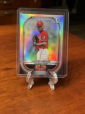 2021 Bowman Chrome Hunter Greene Bowman Scouts Top 100 #BTP52 Cincinnati Reds