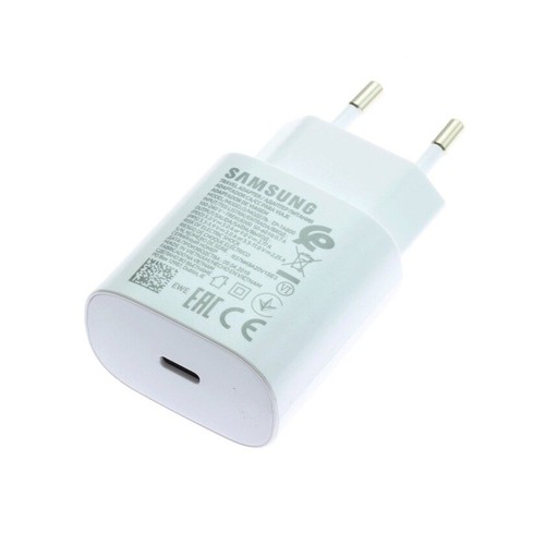 Genuine Samsung Charger 25W Super Fast Eu Power Plug With USB-C Cable White - Picture 21 of 24