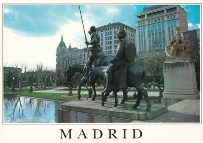 Alte Postkarte - Madrid