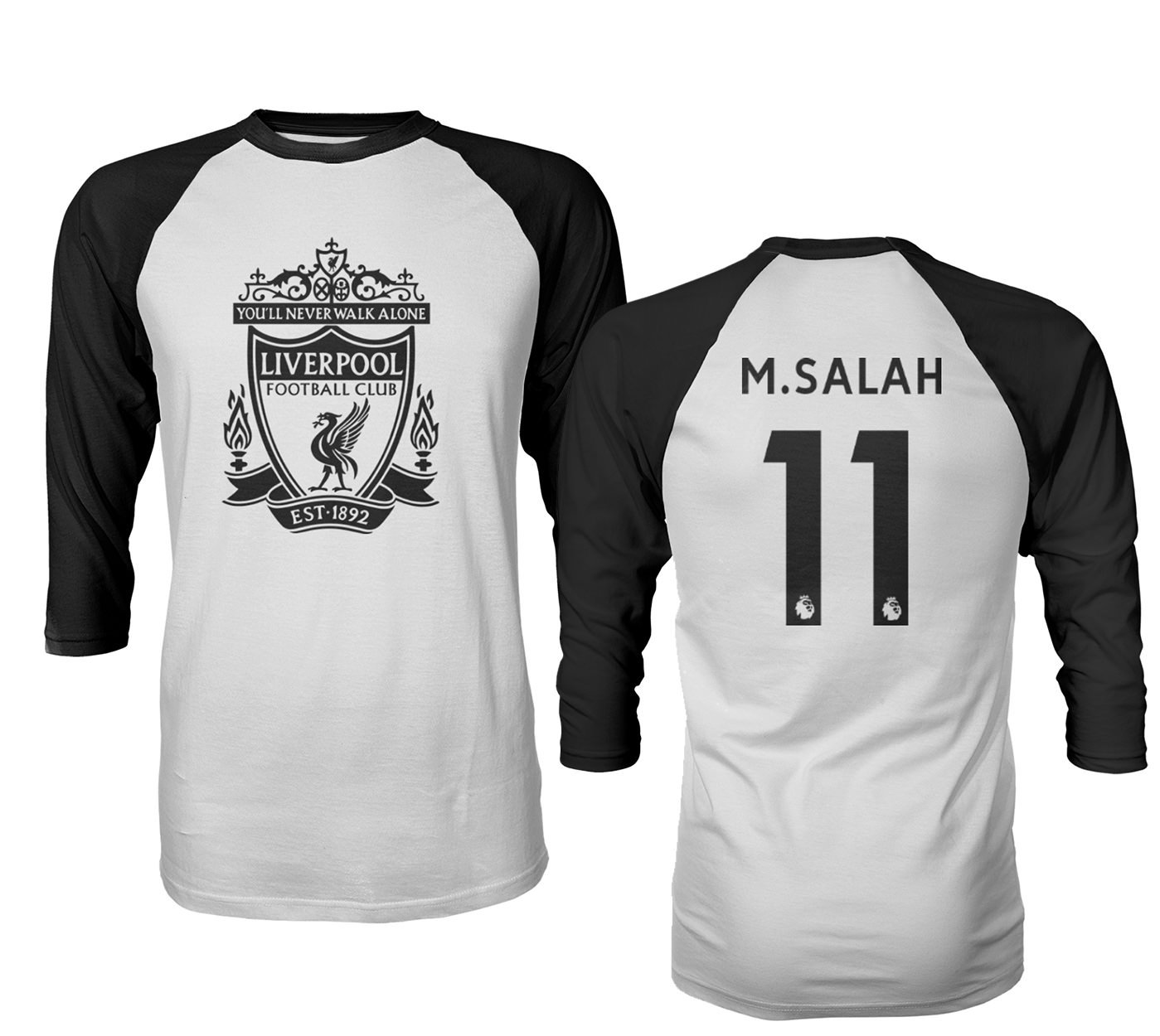 Liverpool #11 Mohamed SALAH Premier League Men's Quarter Sleeve