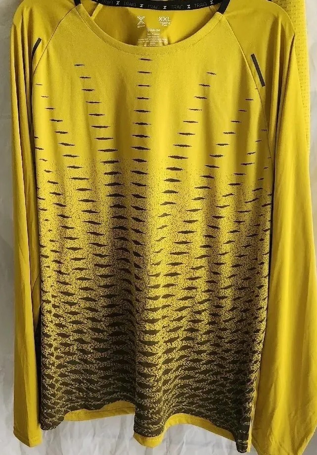 T-shirt Quick-Dri Xersion "AWESOME" Jaune London - Taille XXL Junior 20 1/2 Avec Bandeau