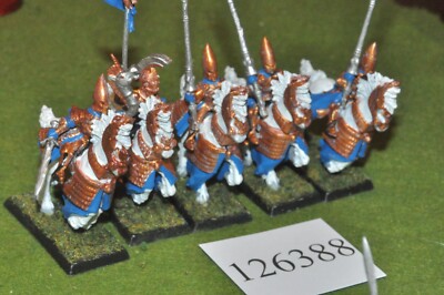 Fantasy / Hochelfen - Silberhelme Kavallerie 5 Figuren Warhammer Sigmar - (126388)