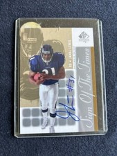 Jamal Lewis Certified Autographed Card Auto Signature