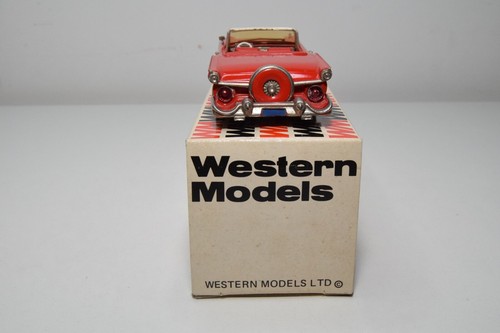 B35 1:43 WESTERN MODELS WMS 46 X 46X FORD GALAXY SKYLINER OPEN RED DISPLAY - Picture 10 of 23