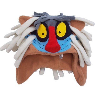 Disneyland Paris Rafiki Beanie Mütze Fleece Face Design Der König der Löwen Disney Parks