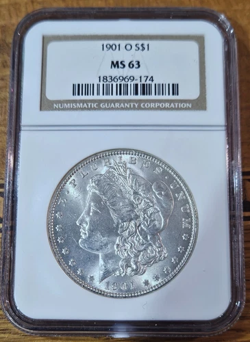1901 O NGC MS63 Morgan Silver Dollar $1 New Orleans mint NO RESERVE