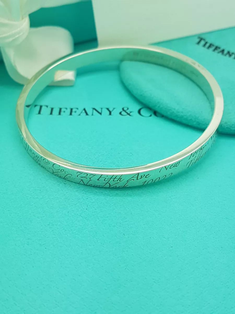 Tiffany & co silver bangle deals
