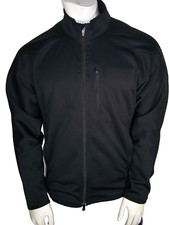 Zero Restriction Large Black Full Zip Poly/Polyurethane Cold Weather Jacket