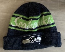 Seattle Seahawks NFL Woman's Beanie Knit Winter Hat
