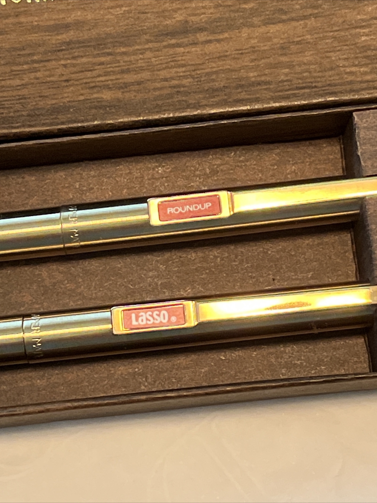 Vintage Paper Mate Ball-Point Pen & Pencil Set box- Roundup Lasso