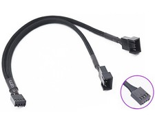 12inch 4Pin PWM Splitter 4-pin Female to 4-pin 3-pin male FAN Power Y Cable