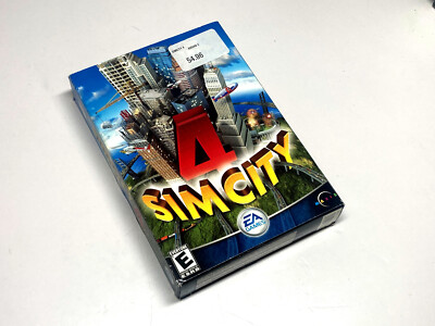SimCity 4 PC Big Box Rare CIB Complete Tested & Working