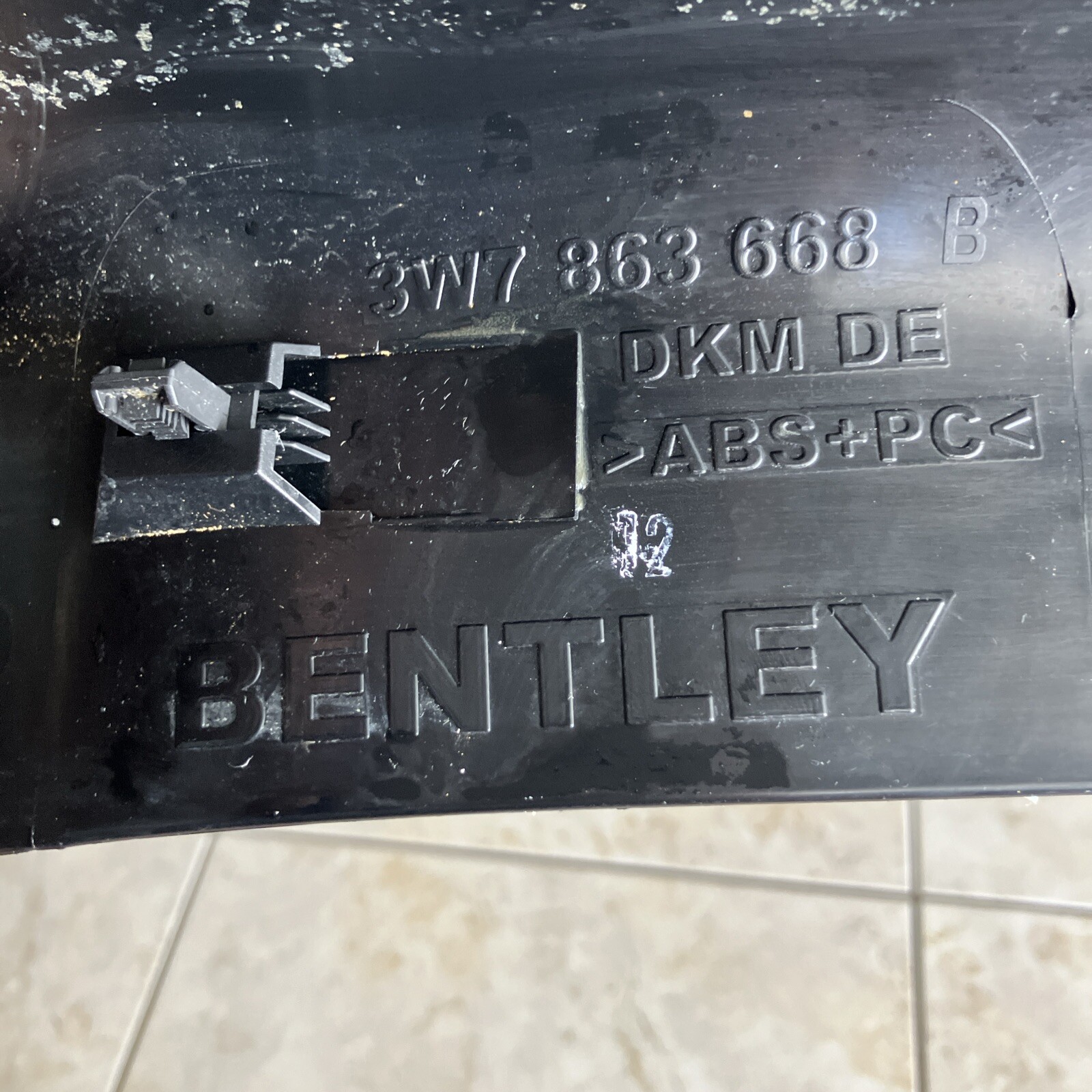 Bentley Continental GT 2006-2012 Right Trunk liner P/N 3W7863668B