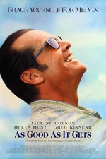 AS GOOD AS IT GETS MOVIE POSTER 2 Sided ORIGINAL ROLLED 27x40 JACK NICHOLSON