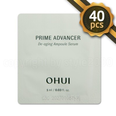 O HUI Prime Advancer De-aging Ampullenserum 1ml x 40 Stück (40ml) Anti-Aging ...