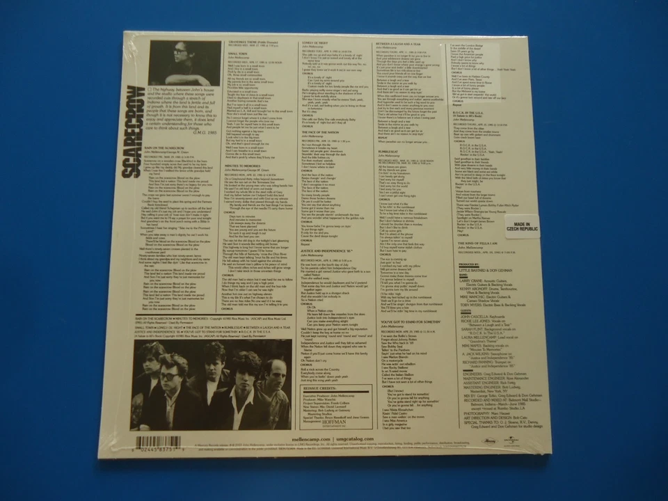 John Mellencamp Scarecrow LP (2022) NEW Shrink Wrap Tear - Image 3 of 4