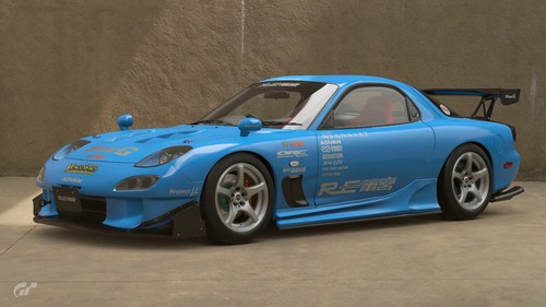 1/10 RC Car BODY Shell MAZDA RX7 GT AMEMIYA Body w/ Wing 200mm *Unpainted* CLEAR - Picture 6 of 6