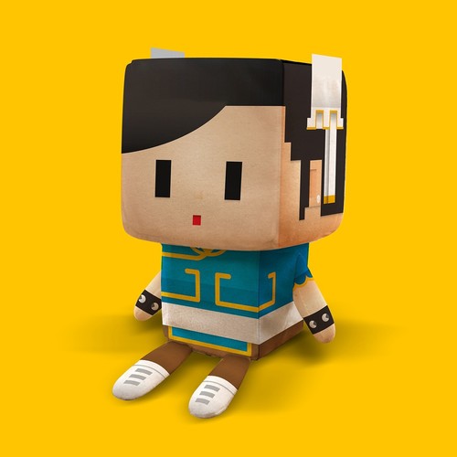 Street Fighter Voxenation 40th Anniversary Chun-Li 6" Plush Capcom - Picture 3 of 3
