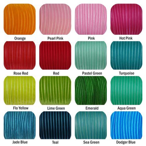 10mm Velvet Ribbon Premium Quality 66 Colours to Choose From - Picture 26 of 73