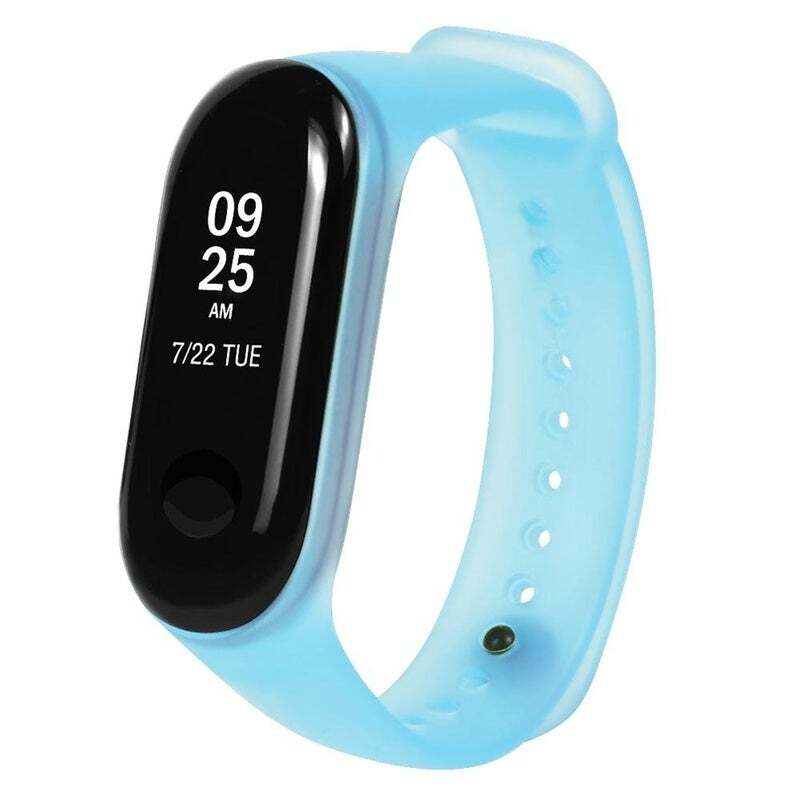 Band Strap Watch Wearable Replaceable Translucent Colorful Replacement For Xiaom