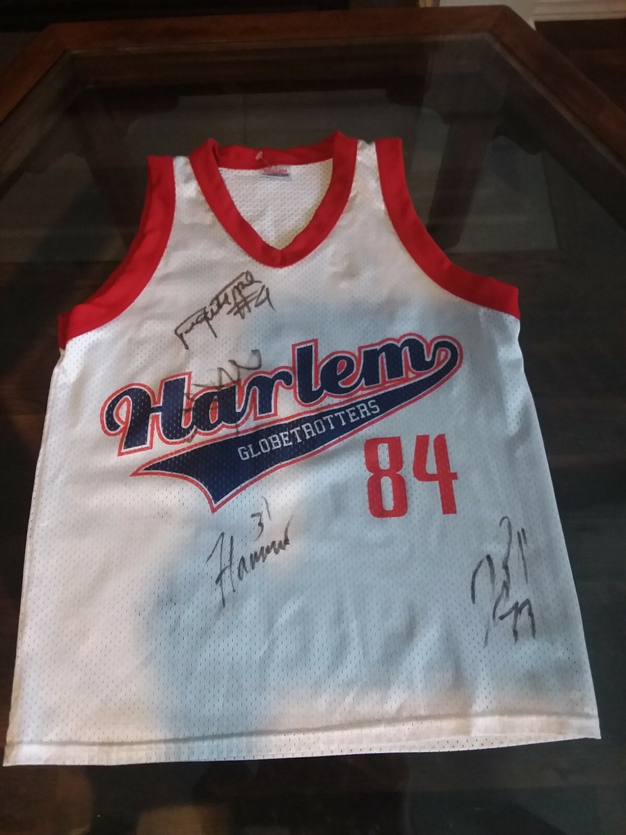 Harlem Globetrotters Official Jersey #84 Signed by Hammer
