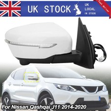 Right Driver Door Wing Mirror For Nissan Qashqai J11 2014-2021 13Pins W/Camera
